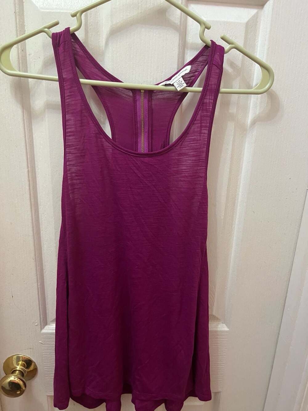 American Eagle Outfitters Tank Top Size L Purple Racerback